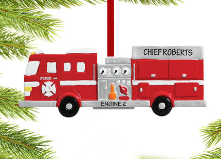 Firetruck Ornament