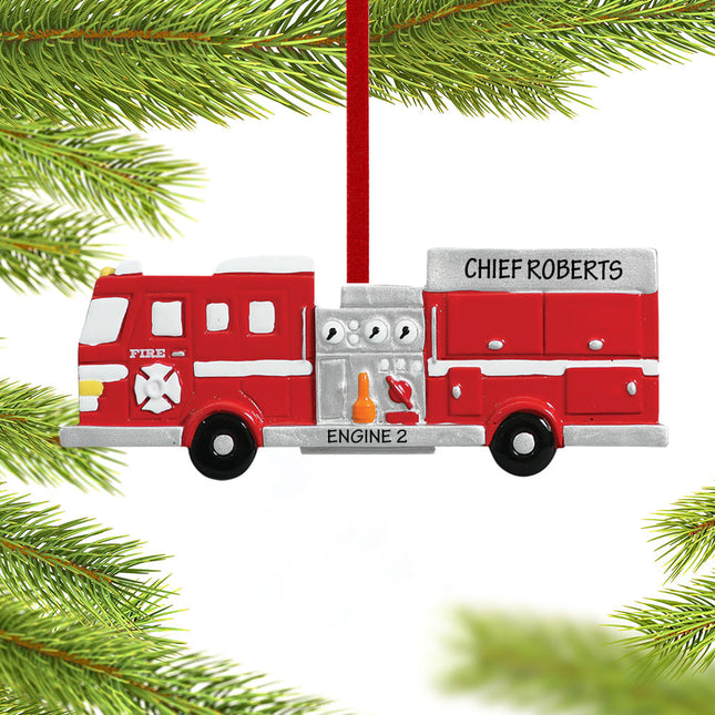 Firetruck Ornament