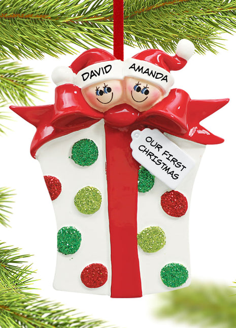 Present 2 Ornament  by RUDOLPH AND ME Ornament