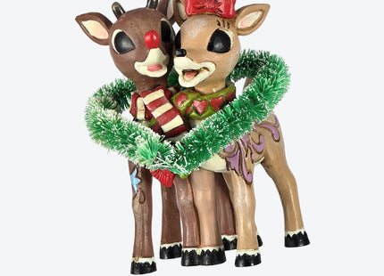 Rudolph & Clarice Christmas Ornament