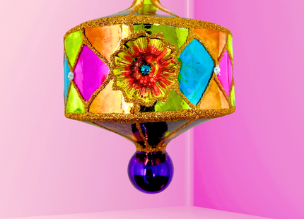 Santiago Reflector Polish Glass Ornament