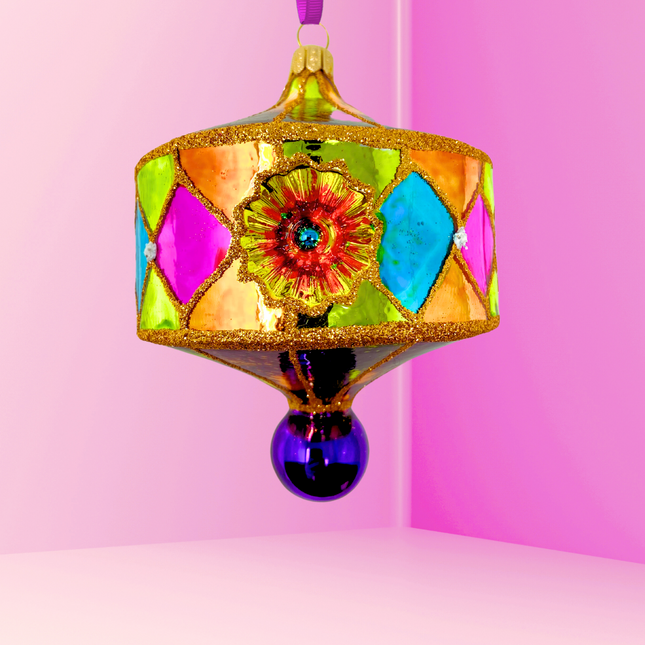 Santiago Reflector Polish Glass Ornament