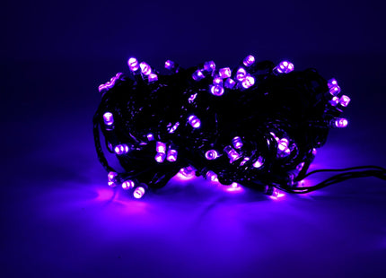 100 LED Black Cable Multifunction Plug in - 32' long