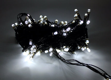 100 LED Black Cable Multifunction Plug in - 32' long