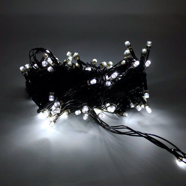 100 LED Black Cable Multifunction Plug in - 32' long