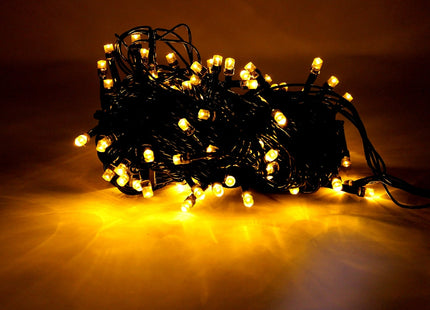100 LED Black Cable Multifunction Plug in - 32' long