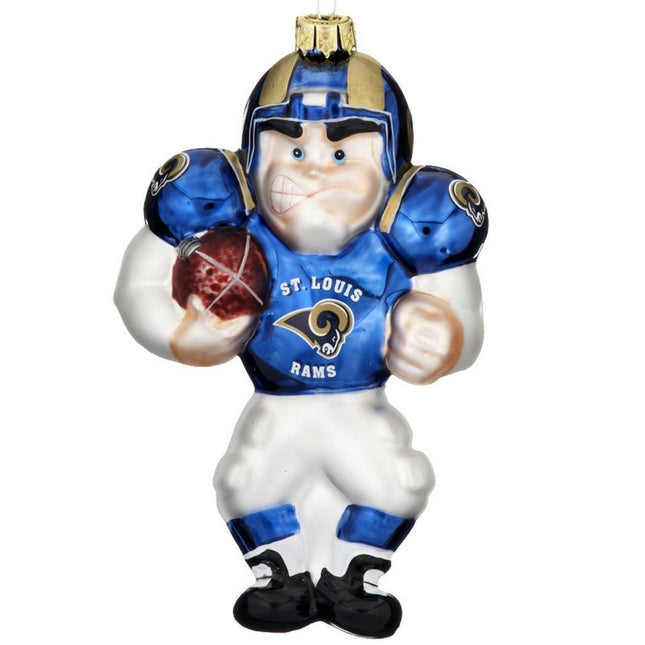decorative st. louis rams football player christmas ornament – Christmas ornament, holiday tree decoration or gift
