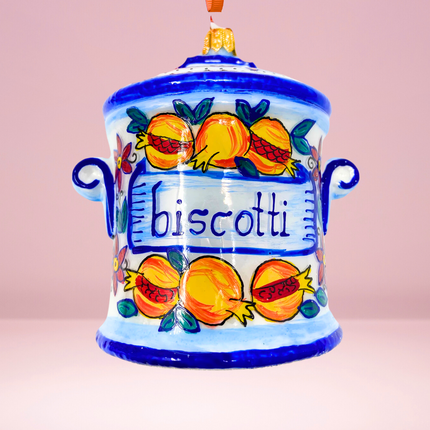Scotto Cookie Jar Polish Glass Ornament