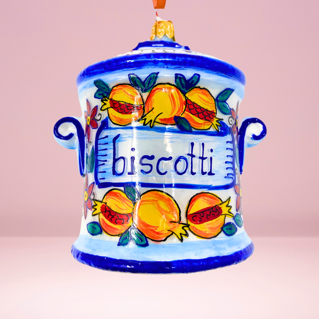 Scotto Cookie Jar Polish Glass Ornament