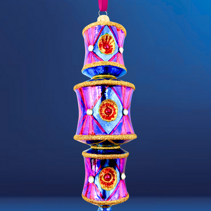 Showgirl Dazzler Glass Ornament