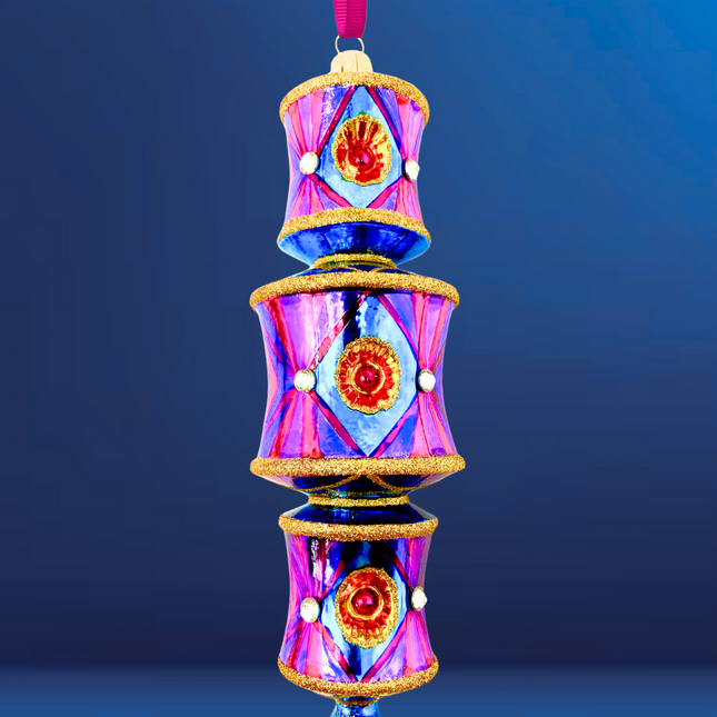 Showgirl Dazzler Glass Ornament