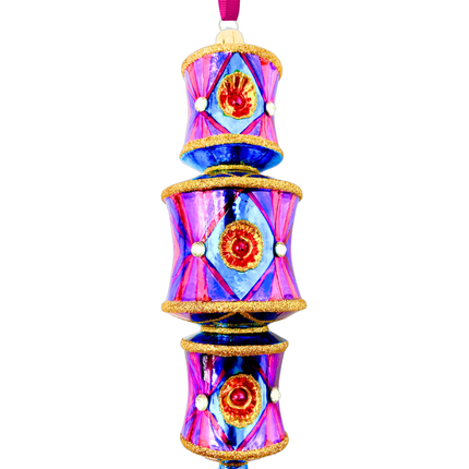 Showgirl Dazzler Glass Ornament