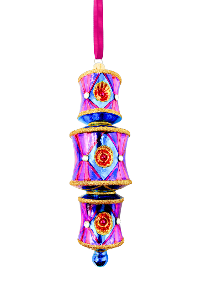 Showgirl Dazzler Glass Ornament