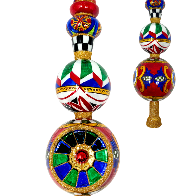 Sicilian Carretto Finial Tree Topper