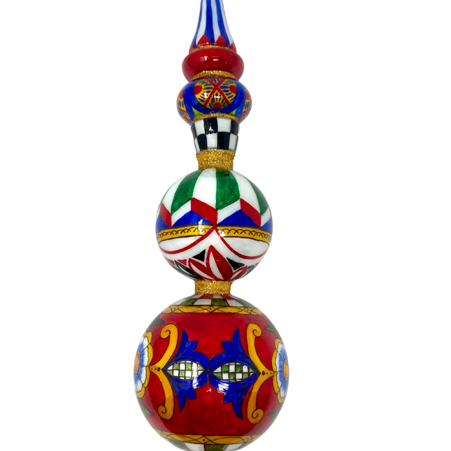 Sicilian Carretto Finial Tree Topper