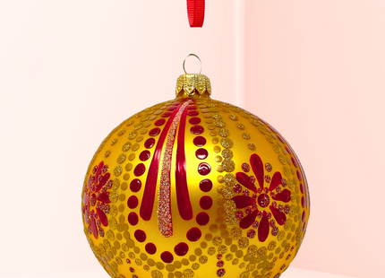 Sistine Chapel Polish Glass Bauble