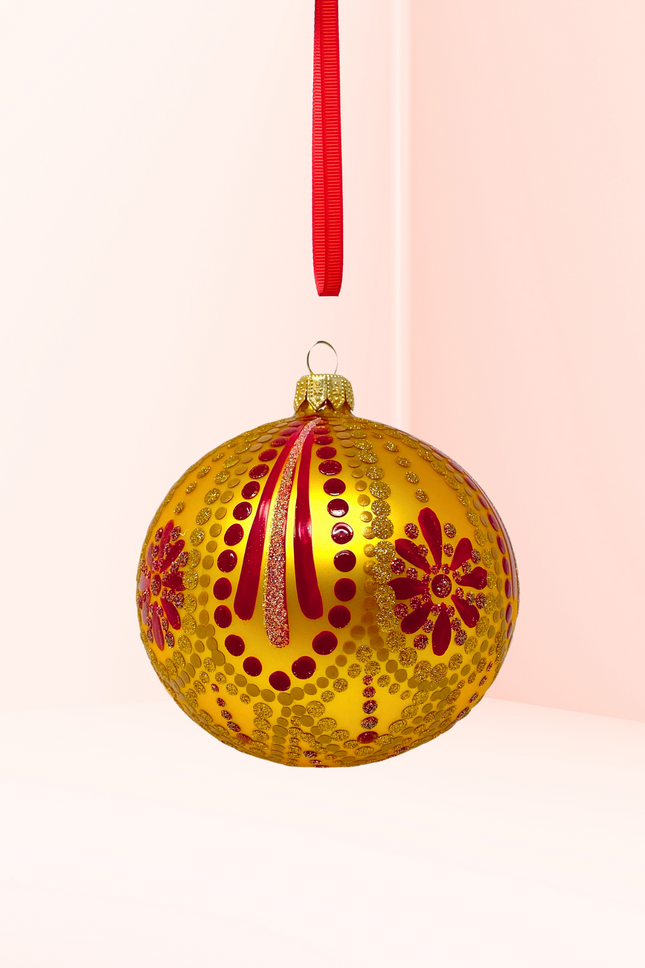 Sistine Chapel Polish Glass Bauble