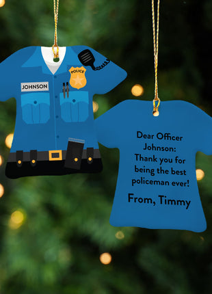 Personalized Baseball Jersey - Purple Christmas Ornament from ORNAMENT EXCLUSIVE Personalized Ornament