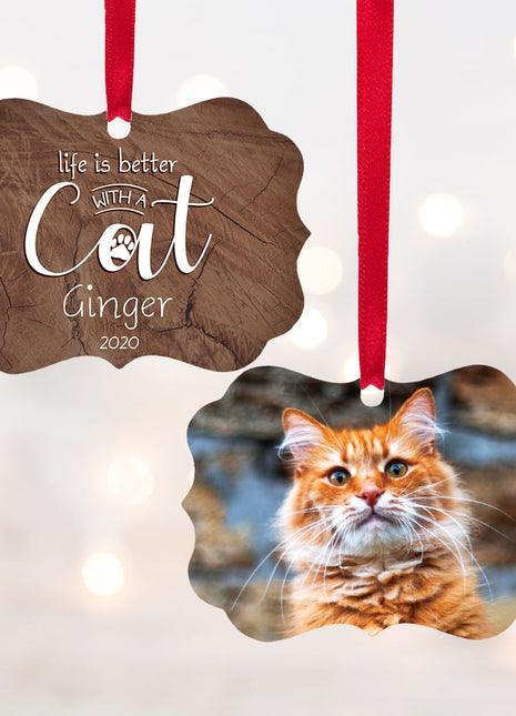 Personalized "Cat" Ornament Personalized Ornament by ORNAMENT SHOP EXCLUSIVE