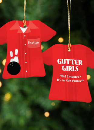 Personalized Baseball Jersey - Purple Christmas Ornament from ORNAMENT EXCLUSIVE Personalized Ornament