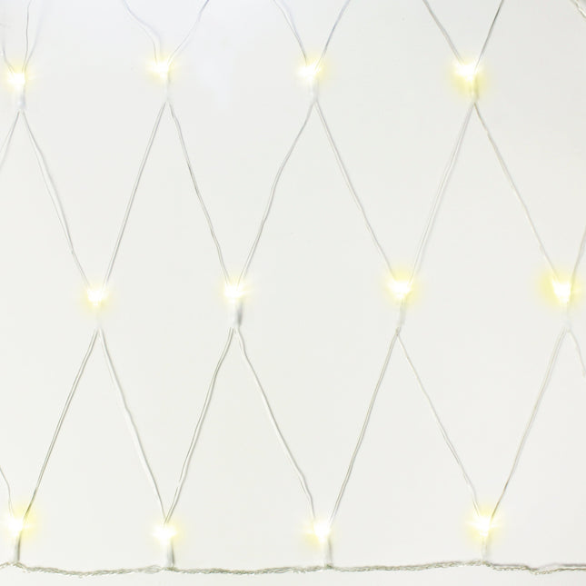 100 LED Net String Lights - Warm White