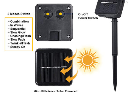 30 LED Solar String Light Dragonfly