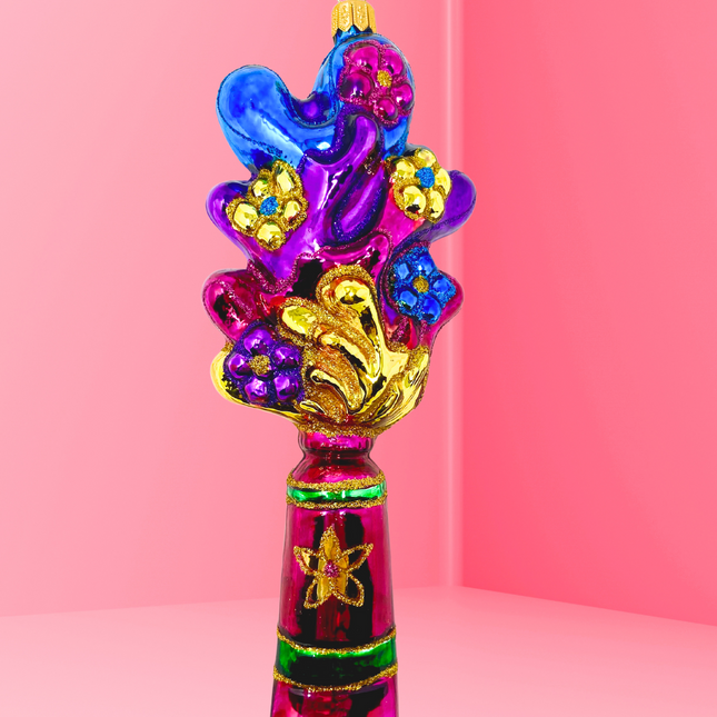Splashes of Color Polish Glass Ornament