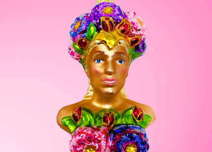 Spring Beauty (Eden) Polish Glass Ornament