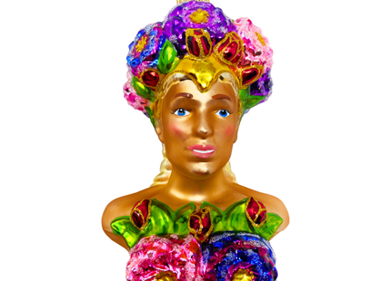 Spring Beauty (Eden) Polish Glass Ornament