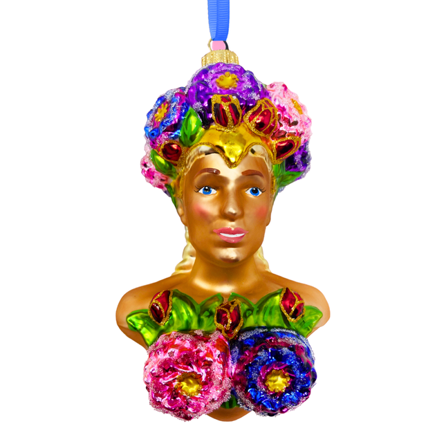 Spring Beauty (Eden) Polish Glass Ornament