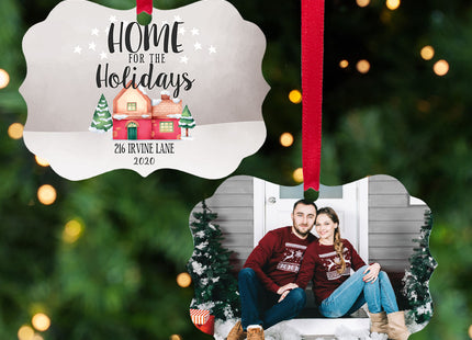 holiday personalized home for the holidays christmas ornament – Christmas ornament, holiday tree decoration or gift