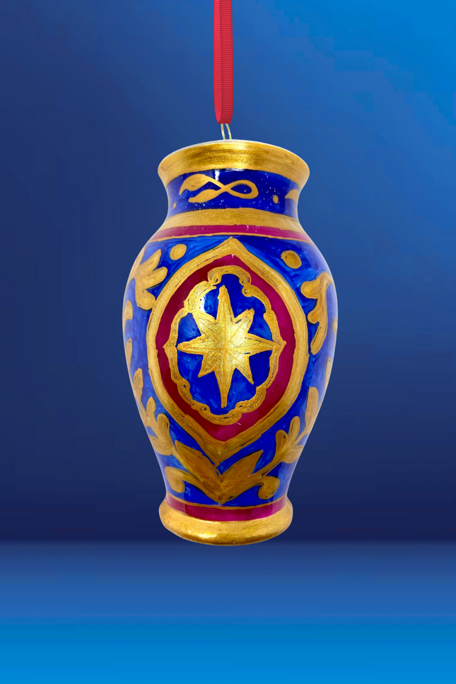 Stella Majolica Glass Christmas Ornament [PREORDER]