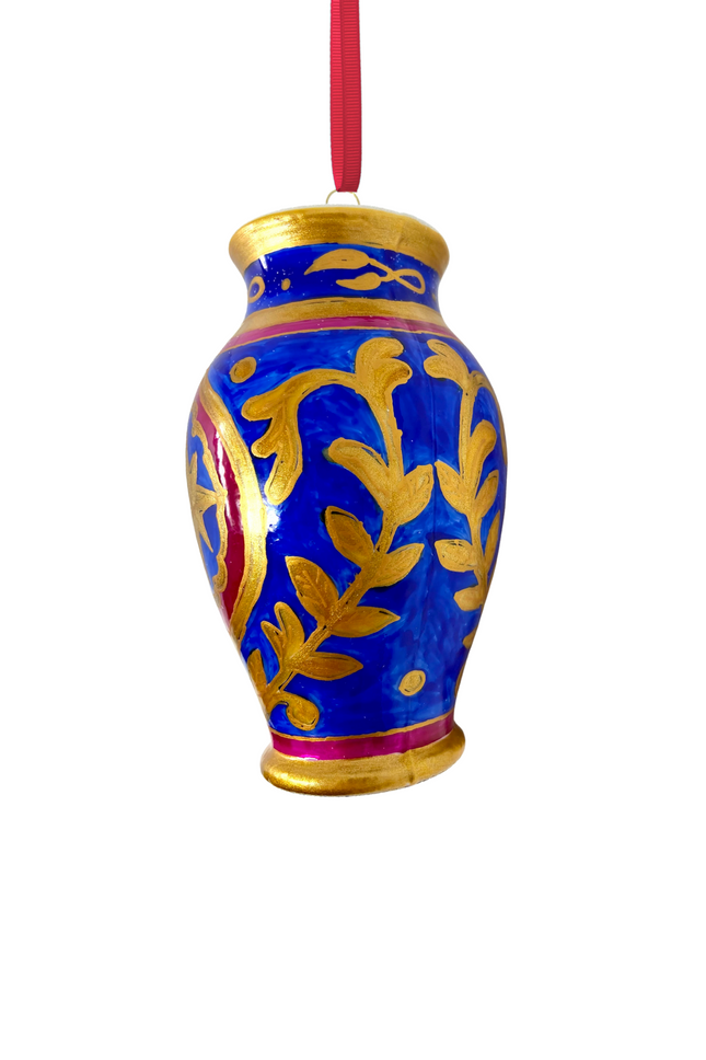 Stella Majolica Glass Christmas Ornament [PREORDER]