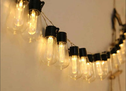 10 LED Outdoor String Lights-Warm White