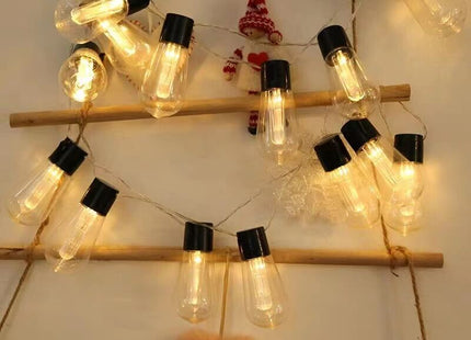 10 LED Outdoor String Lights-Warm White