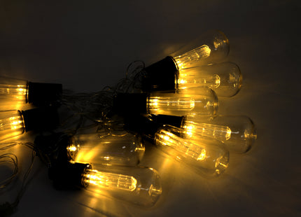 10 LED Outdoor String Lights-Warm White