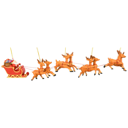 Santa's Sleigh Keepsake Decor