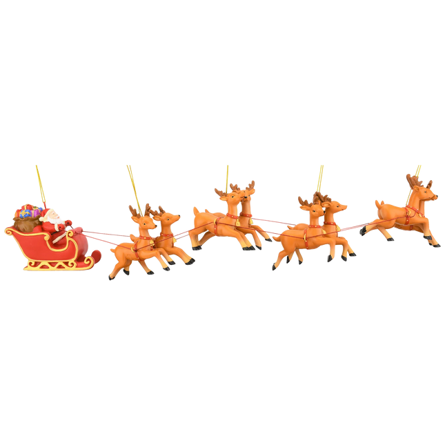 Santa's Sleigh Keepsake Decor