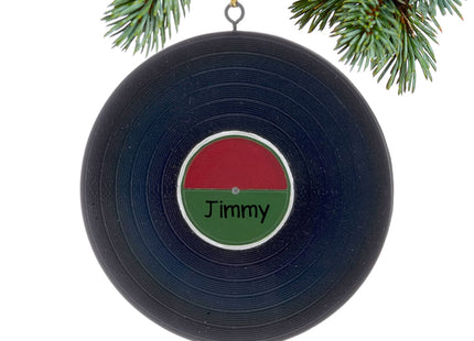 personalized personalized record album christmas ornament – Christmas ornament, holiday tree decoration or gift