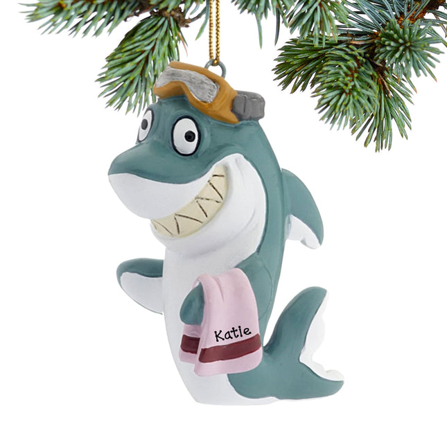Beach Shark Ornament