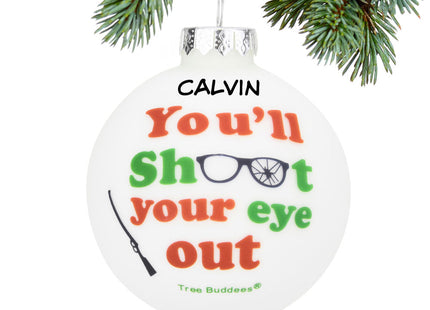 keepsake personalized you'll shoot christmas ornament – Christmas ornament, holiday tree decoration or gift