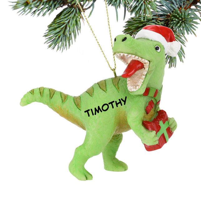 Christmas TRex Ornament