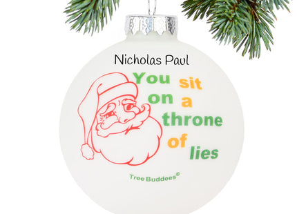 decorative personalized throne of lies christmas ornament – Christmas ornament, holiday tree decoration or gift