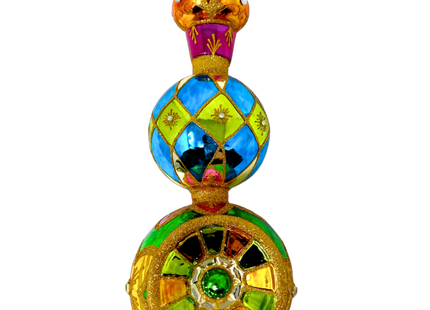 Topaz Sparkling Gem Finial Tree Topper