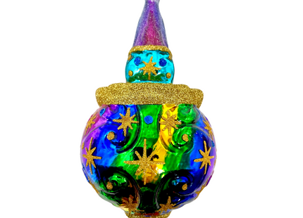 Twinkle Circus Clown Glass Ornament