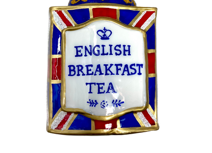 Union Jack Tin Glass Ornament