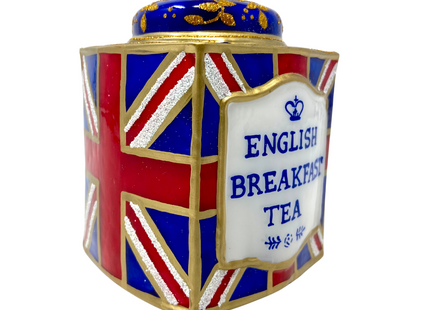 Union Jack Tin Glass Ornament