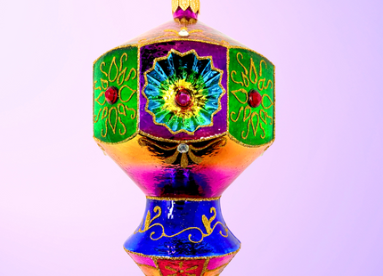 Vegas Prisma Polish Glass Ornament