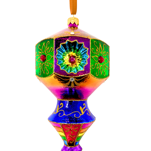 Vegas Prisma Polish Glass Ornament