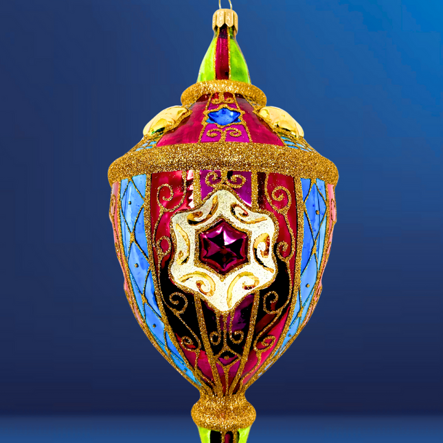 Venetian Carretto Glass Christmas Ornament